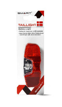 Indlæs billede til gallerivisning Lygte SMART LED Bag konstant/blink lys 50mm (20/100) TL366R f.bagagebærer