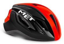 Indlæs billede til gallerivisning MET Hjelm Strale Sort Rød Panel/Glossy S (52-56 cm) Road