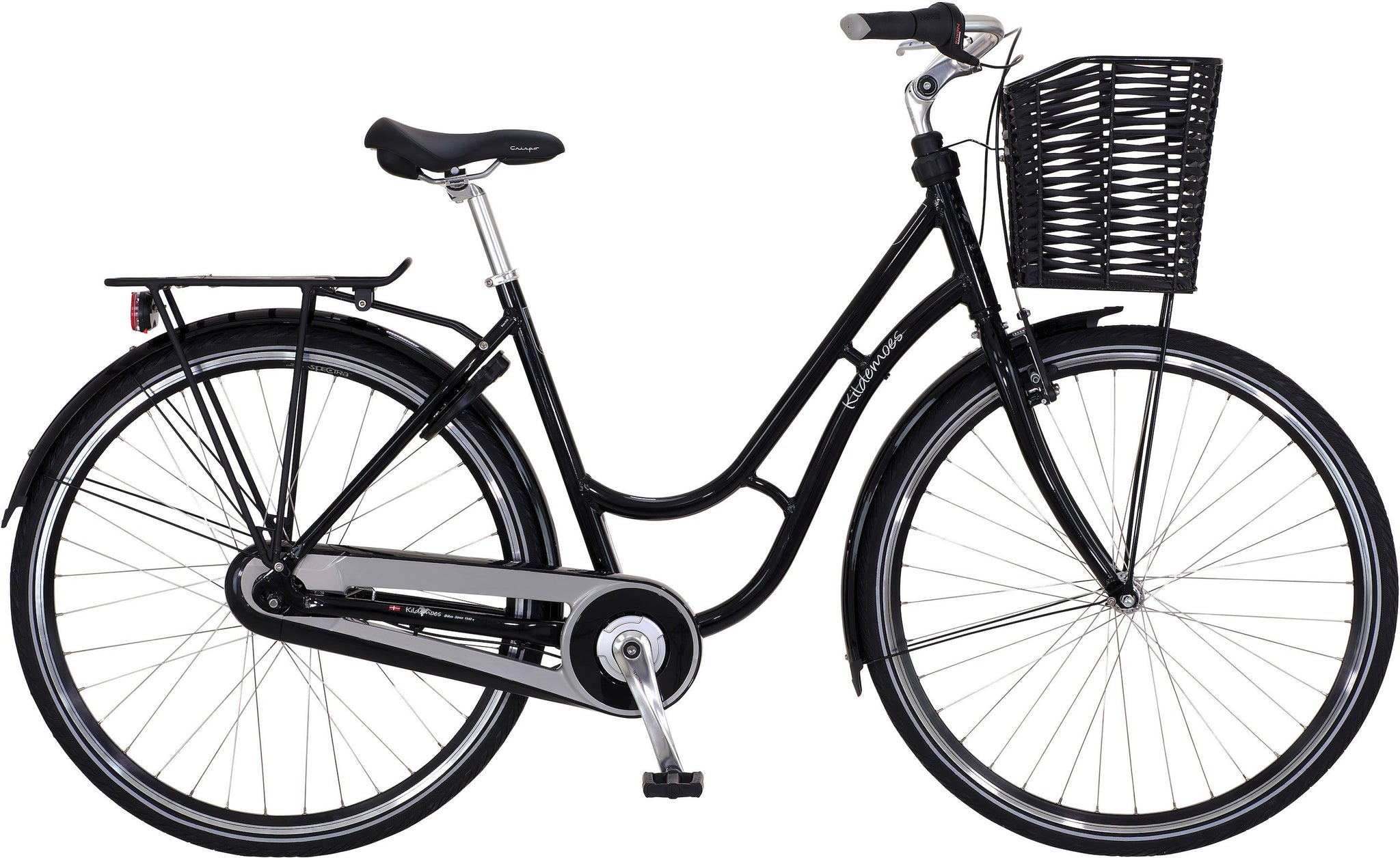 kildemoes citybike City Retro 7g – Vallensbæk Cykler E-Bikes Fully Gymnastikmatten Halterung - Aufbewahrung Farbe:Pink 